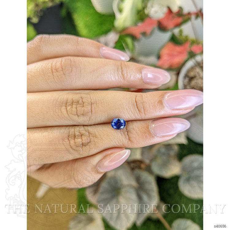 1.37 Ct. Blue Sapphire from Ceylon (Sri Lanka)