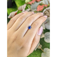 1.37 Ct. Blue Sapphire from Ceylon (Sri Lanka) Life Style
