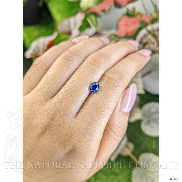 1.37 Ct. Blue Sapphire from Ceylon (Sri Lanka)