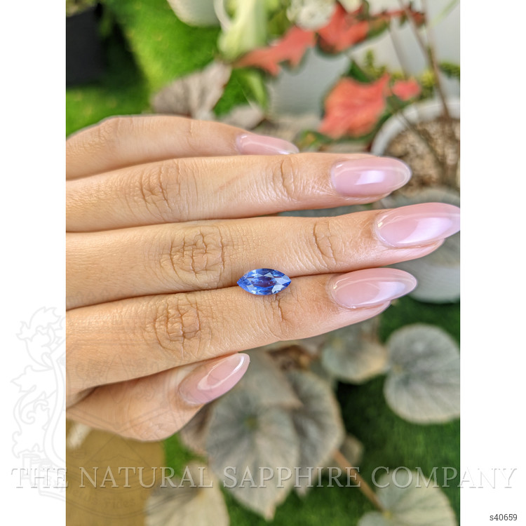 2.28 Ct. Blue Sapphire from Ceylon (Sri Lanka)