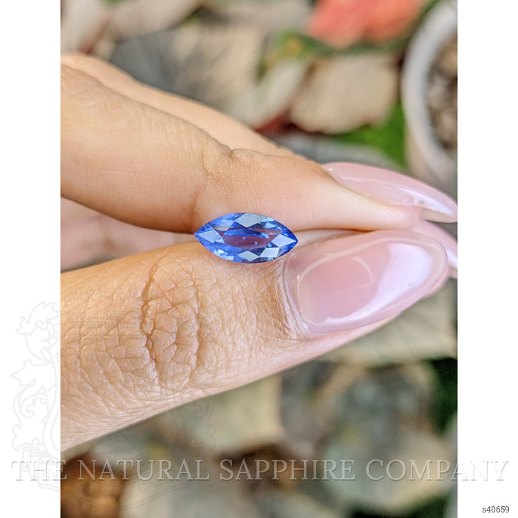 2.28 Ct. Blue Sapphire from Ceylon (Sri Lanka)