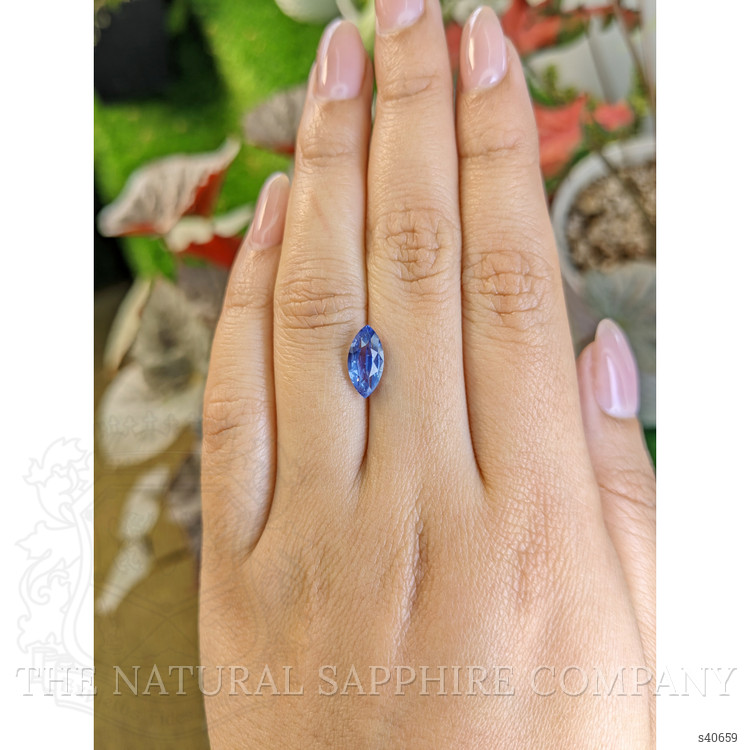2.28 Ct. Blue Sapphire from Ceylon (Sri Lanka)