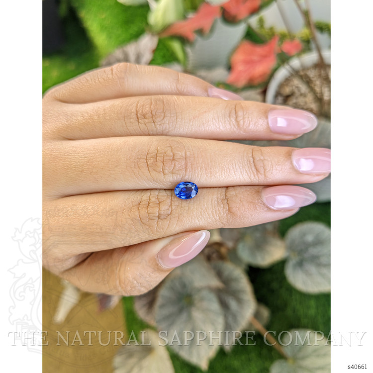1.05 Ct. Blue Sapphire from Ceylon (Sri Lanka)