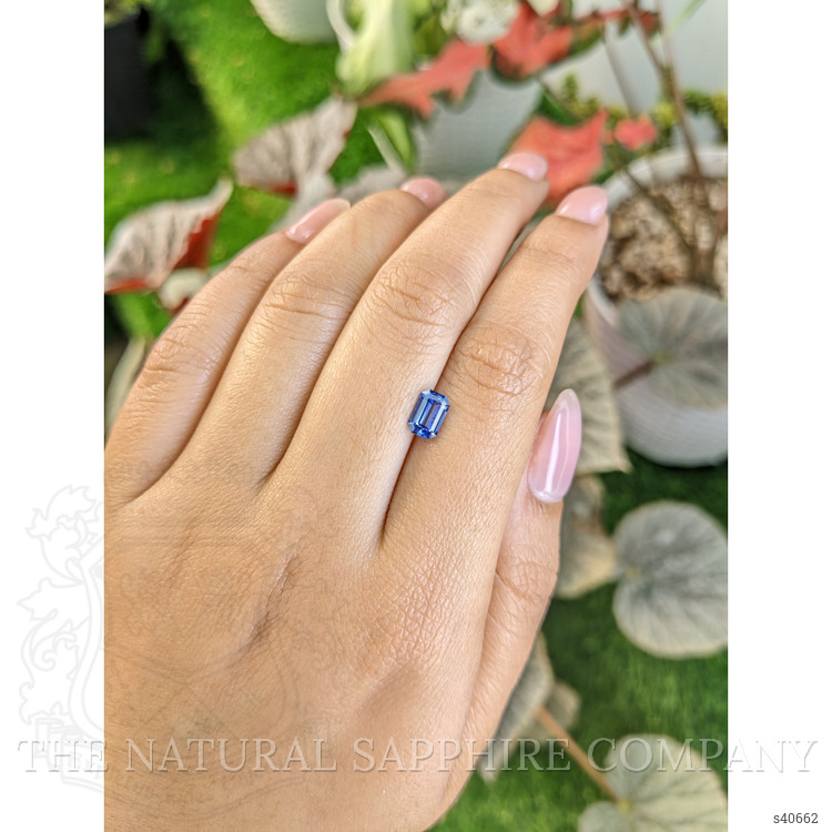 1.00 Ct. Blue Sapphire from Ceylon (Sri Lanka)
