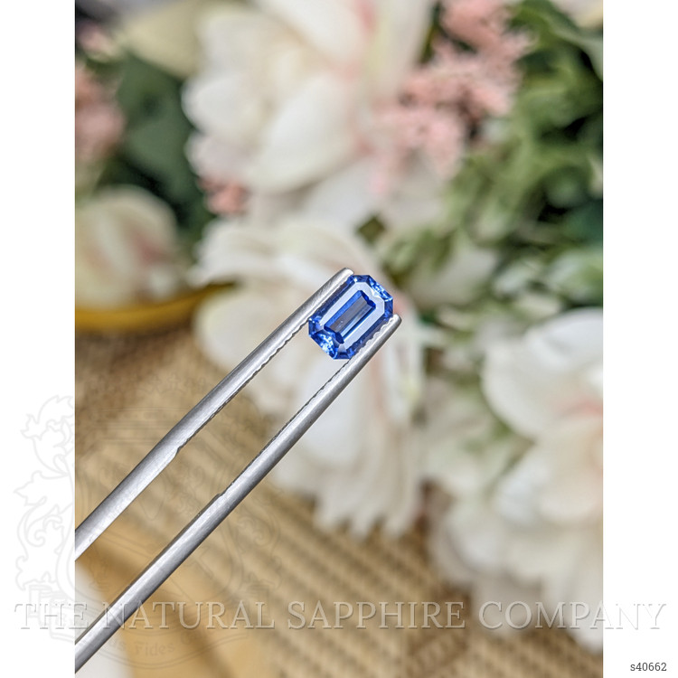 1.00 Ct. Blue Sapphire from Ceylon (Sri Lanka)