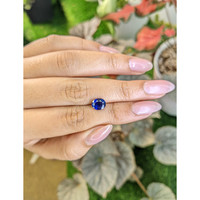 1.66 Ct. Blue Sapphire from Ceylon (Sri Lanka) Life Style