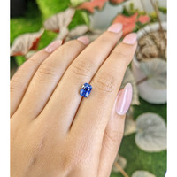 1.87 Ct. Blue Sapphire from Ceylon (Sri Lanka) Life Style