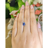 1.87 Ct. Blue Sapphire from Ceylon (Sri Lanka) Life Style