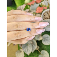 1.87 Ct. Blue Sapphire from Ceylon (Sri Lanka) Life Style