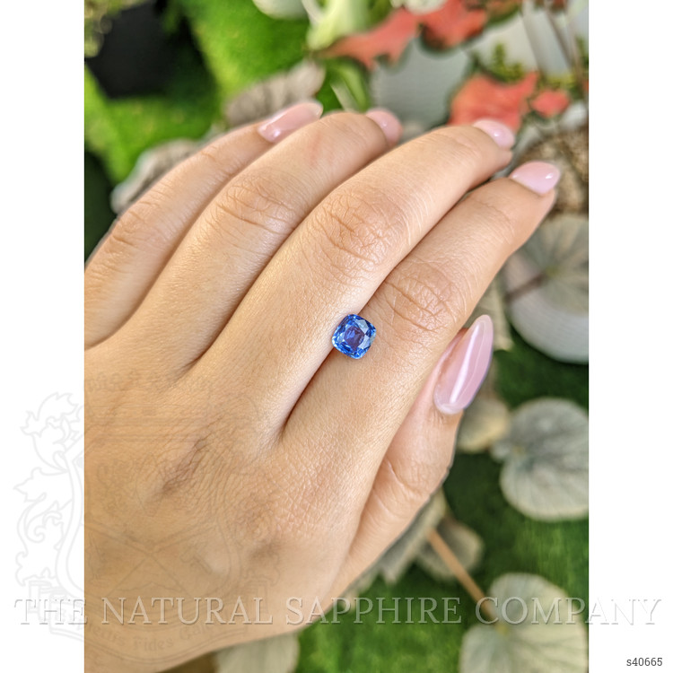 1.41 Ct. Blue Sapphire from Ceylon (Sri Lanka)
