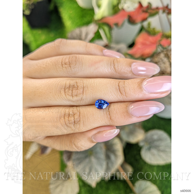 1.52 Ct. Blue Sapphire from Ceylon (Sri Lanka)