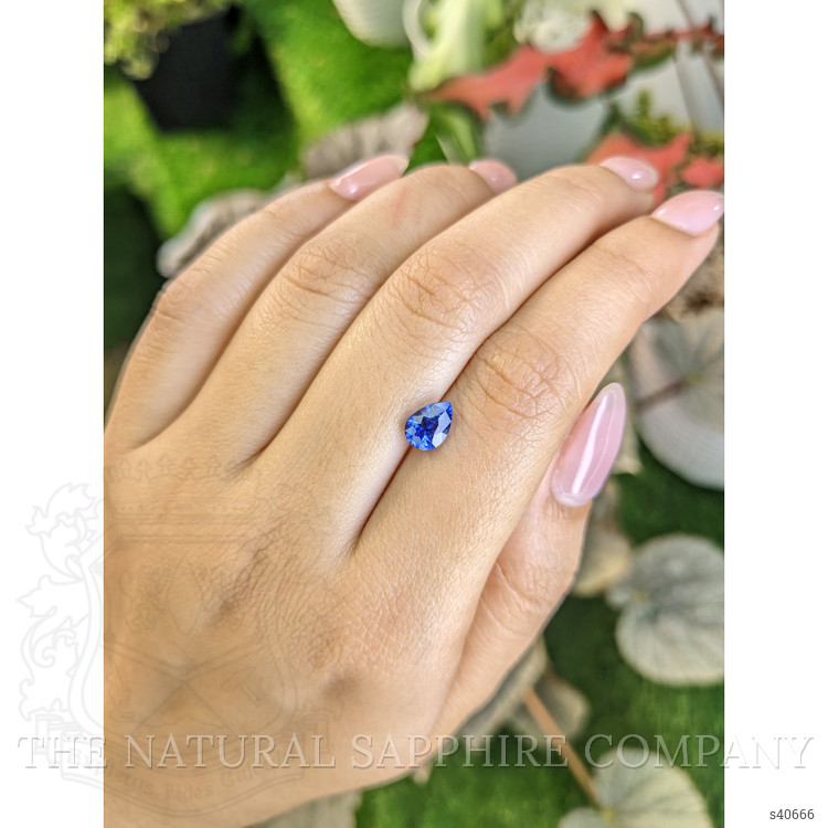 1.52 Ct. Blue Sapphire from Ceylon (Sri Lanka)
