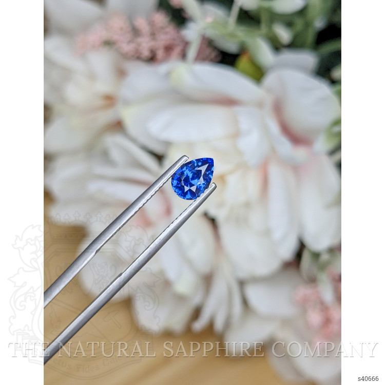 1.52 Ct. Blue Sapphire from Ceylon (Sri Lanka)