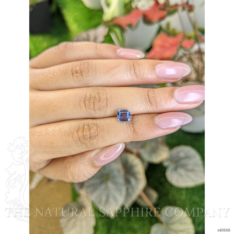 1.34 Ct. Blue Sapphire from Ceylon (Sri Lanka)