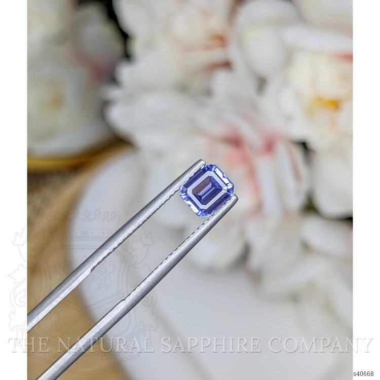 1.34 Ct. Blue Sapphire from Ceylon (Sri Lanka)