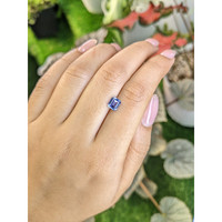 1.34 Ct. Blue Sapphire from Ceylon (Sri Lanka) Life Style