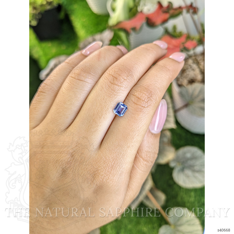 1.34 Ct. Blue Sapphire from Ceylon (Sri Lanka)