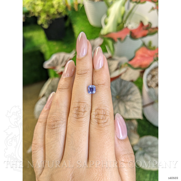 1.39 Ct. Blue Sapphire from Ceylon (Sri Lanka)