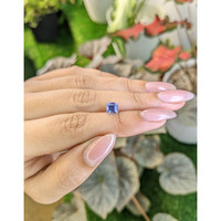 1.39 Ct. Blue Sapphire from Ceylon (Sri Lanka) Life Style