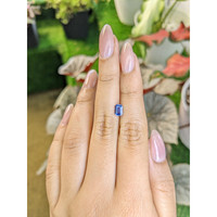 0.74 Ct. Blue Sapphire from Ceylon (Sri Lanka) Life Style