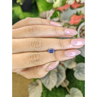 0.74 Ct. Blue Sapphire from Ceylon (Sri Lanka) Life Style