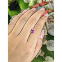 1.09 Ct. Pinkish Purple Sapphire from Ceylon (Sri Lanka) Life Style