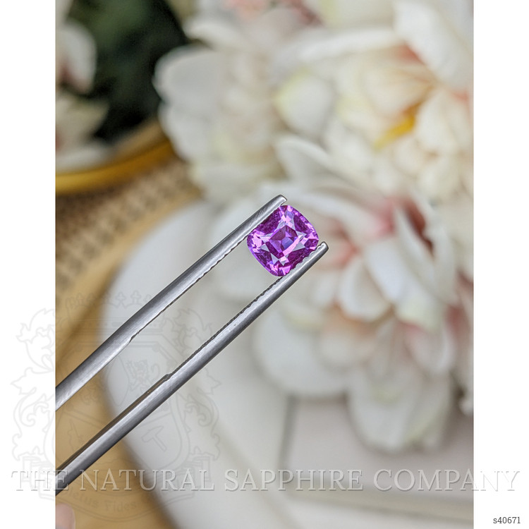 1.09 Ct. Pinkish Purple Sapphire from Ceylon (Sri Lanka)
