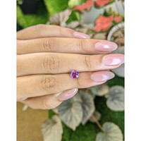 1.09 Ct. Pinkish Purple Sapphire from Ceylon (Sri Lanka) Life Style