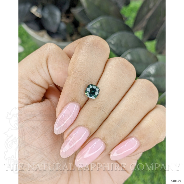 1.35 Ct. Bluish Green Sapphire from Tanzania