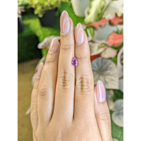 1.06 Ct. Pinkish Purple Sapphire from Ceylon (Sri Lanka) Life Style