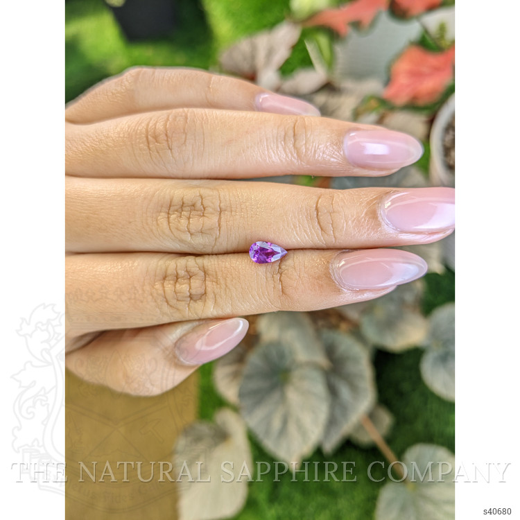 1.06 Ct. Pinkish Purple Sapphire from Ceylon (Sri Lanka)