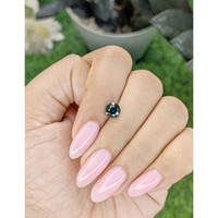 1.16 Ct. Bluish Green Sapphire from Tanzania Life Style