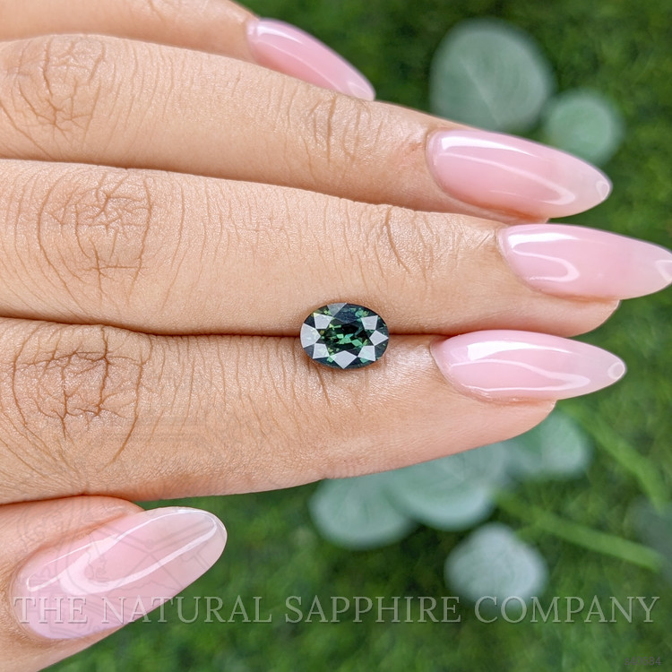 1.63 Ct. Bluish Green Sapphire from Tanzania