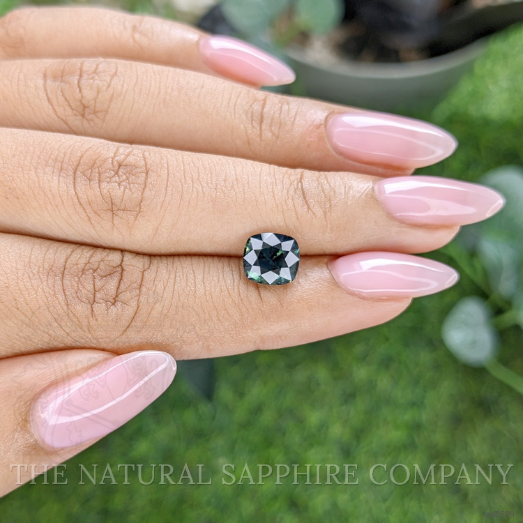 2.47 Ct. Bluish Green Sapphire from Madagascar