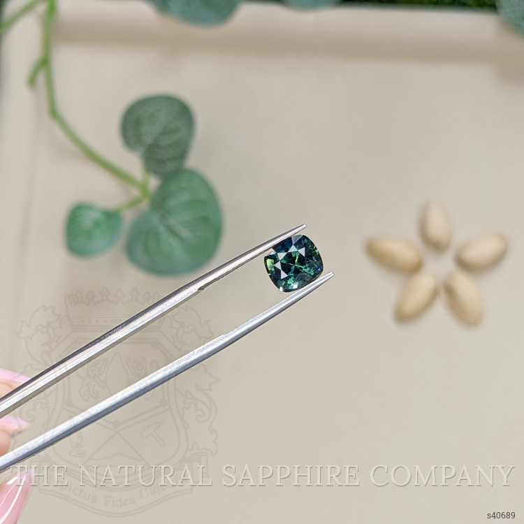 2.47 Ct. Bluish Green Sapphire from Madagascar