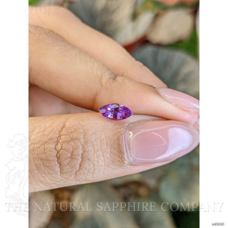 0.90 Ct. Pinkish Purple Sapphire from Ceylon (Sri Lanka)