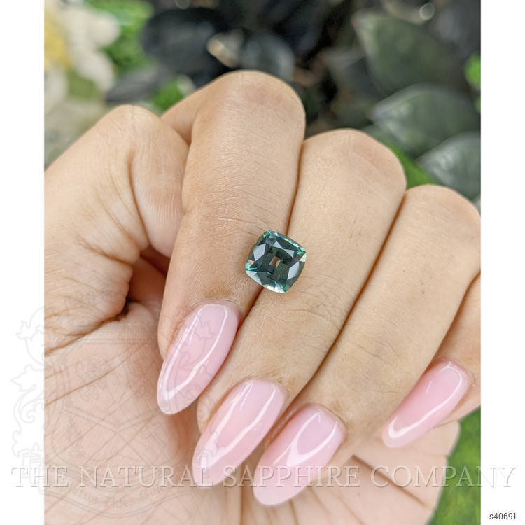 2.30 Ct. Bluish Green Sapphire from Tanzania