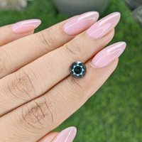2.31 Ct. Bluish Green Sapphire from Tanzania Life Style