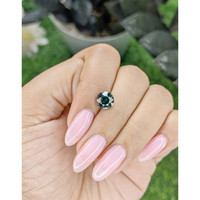 2.31 Ct. Bluish Green Sapphire from Tanzania Life Style