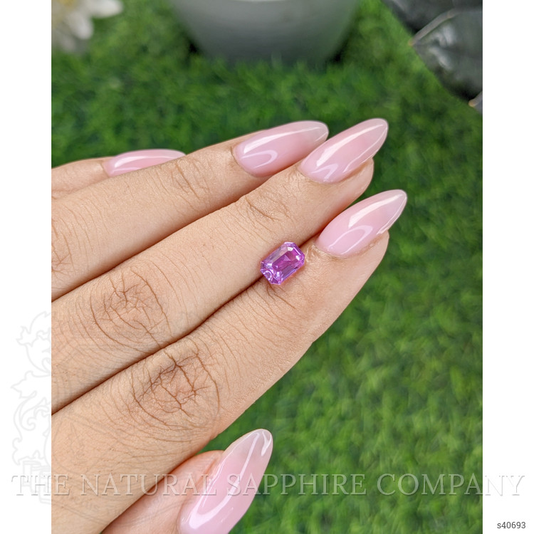 1.51 Ct. Purplish Pink Sapphire from Ceylon (Sri Lanka)