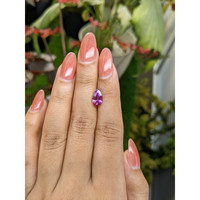 1.65 Ct. Pinkish Purple Sapphire from Ceylon (Sri Lanka) Life Style
