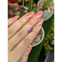 1.65 Ct. Pinkish Purple Sapphire from Ceylon (Sri Lanka) Life Style