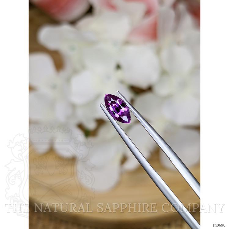 1.00 Ct. Pinkish Purple Sapphire from Ceylon (Sri Lanka)