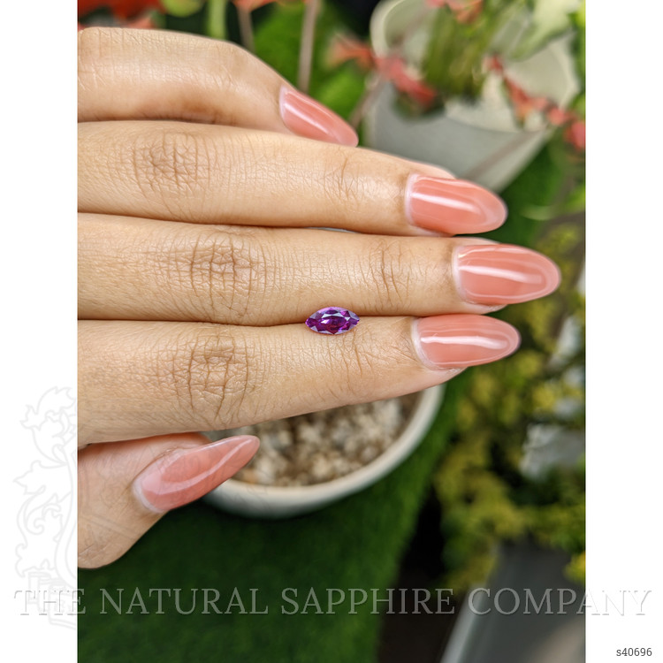 1.00 Ct. Pinkish Purple Sapphire from Ceylon (Sri Lanka)