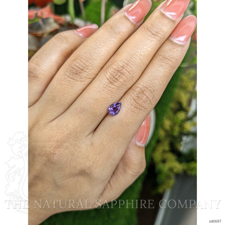 1.14 Ct. Pinkish Purple Sapphire from Ceylon (Sri Lanka)