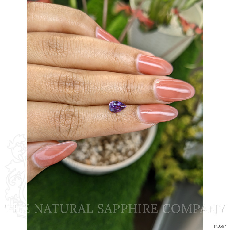 1.14 Ct. Pinkish Purple Sapphire from Ceylon (Sri Lanka)