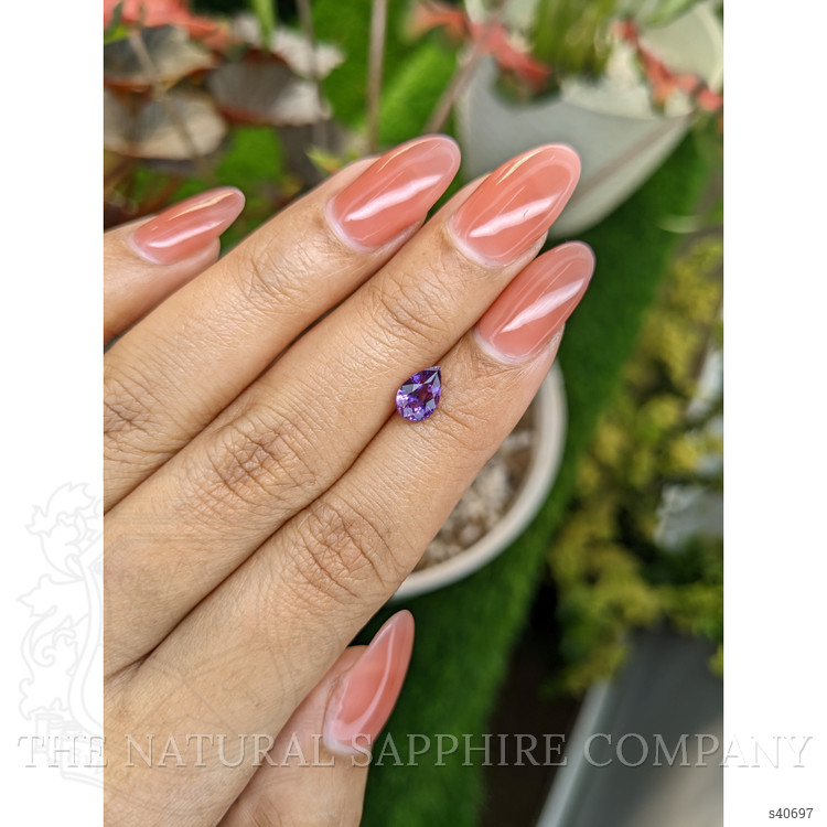1.14 Ct. Pinkish Purple Sapphire from Ceylon (Sri Lanka)