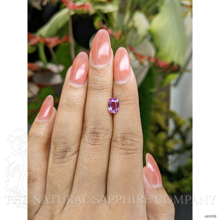 1.47 Ct. Purplish Pink Sapphire from Ceylon (Sri Lanka)
