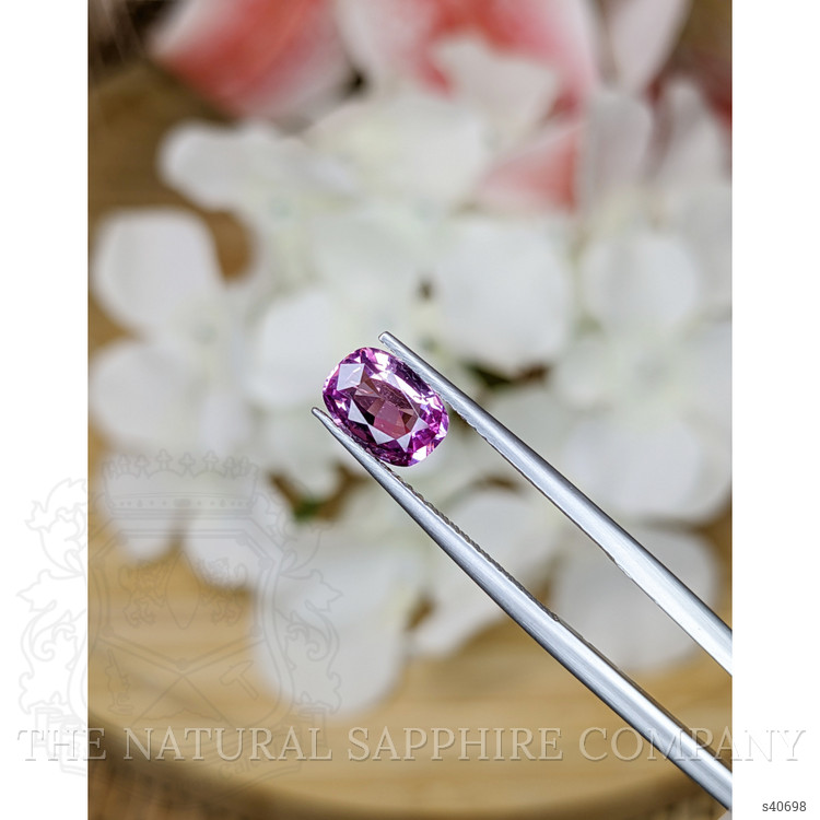 1.47 Ct. Purplish Pink Sapphire from Ceylon (Sri Lanka)