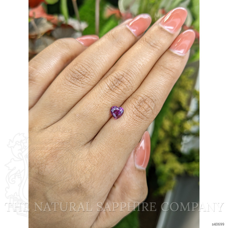 1.43 Ct. Pinkish Purple Sapphire from Ceylon (Sri Lanka)